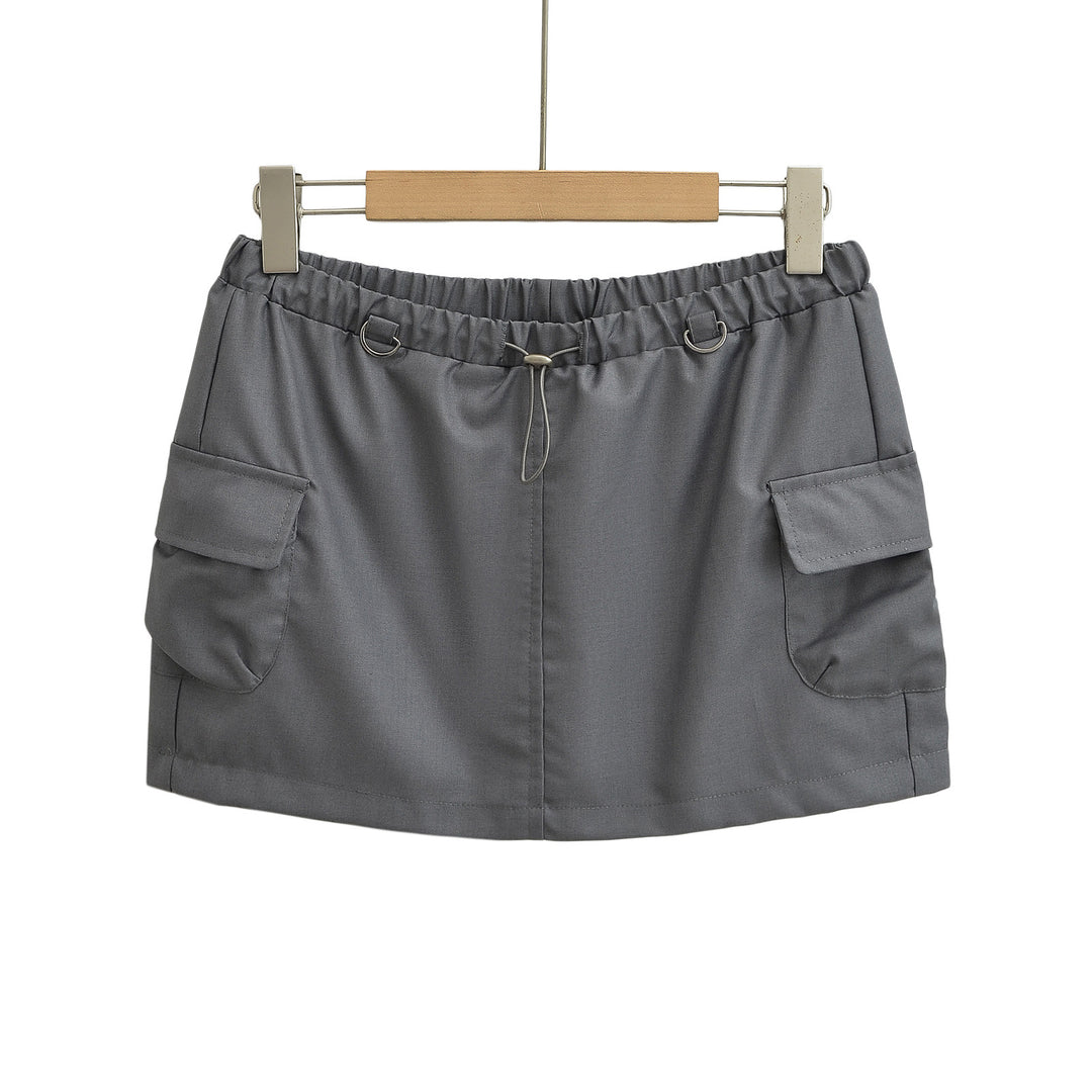 Dame Cargo-shorts med elastisk talje og praktiske sidelommer Stilla