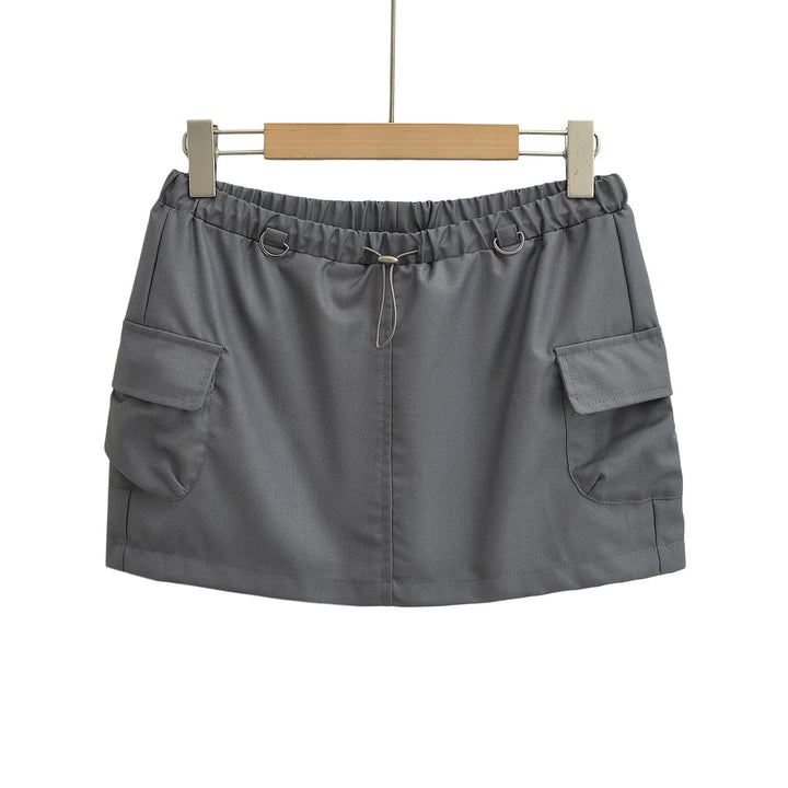 Dame Cargo-shorts med elastisk talje og praktiske sidelommer Stilla
