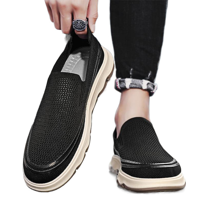 Dame Slip-On Komfort-Sneakers med åndbart overmateriale Stilla