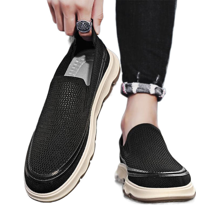 Dame Slip-On Komfort-Sneakers med åndbart overmateriale Stilla