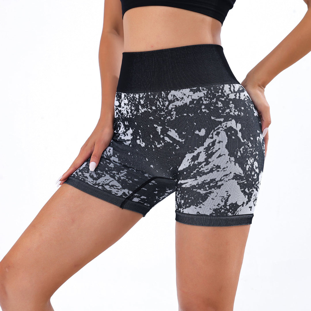 Stilla | Høj Talje Yoga Shorts Kvinders Hip Raise Fitness Peach Hip Sportsbukser