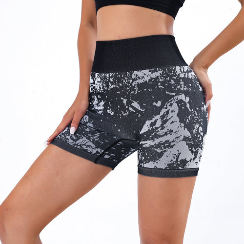 Stilla | Høj Talje Yoga Shorts Kvinders Hip Raise Fitness Peach Hip Sportsbukser