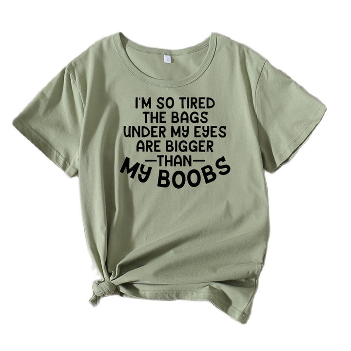 Dame Fritid Humoristisk Statement T-shirt Stilla