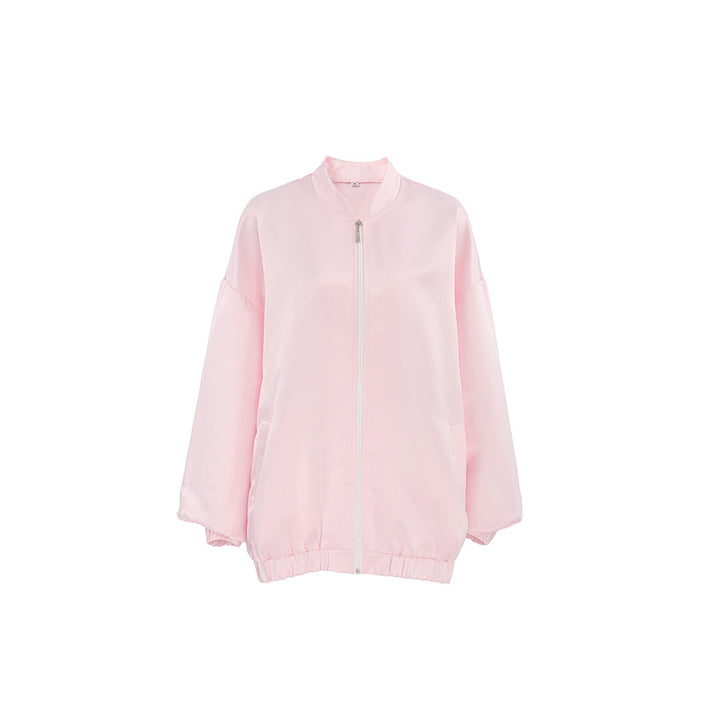 Dame Oversized Blousonjakke med afslappet snit og elastiske manchetter Stilla