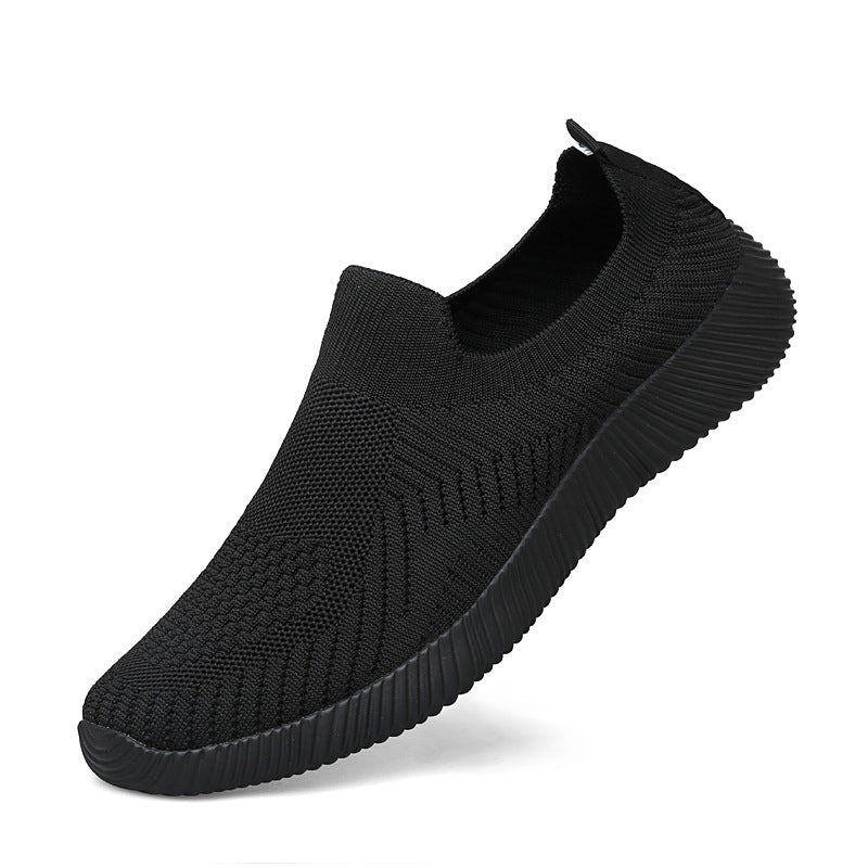 Unisex nan ultralet slip-on sko i fine strik med anatomisk komfortfodseng og ribbet fleksibel sål Skovae
