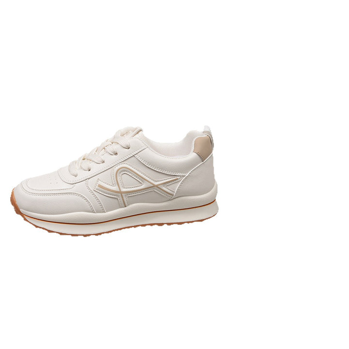 Dame nan lette City-sneakers med hævet profil, støddæmpende EVA-mellemsål og skridsikker gummisål Skovae