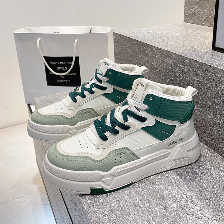 Damer Kvalitets Sneakers i sporty High-Top stil med åndbar overfladestruktur Stilla