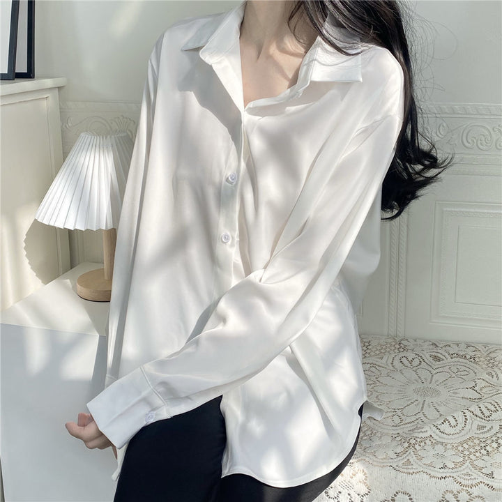 Damer Elegant og Flydende Bluse Stilla