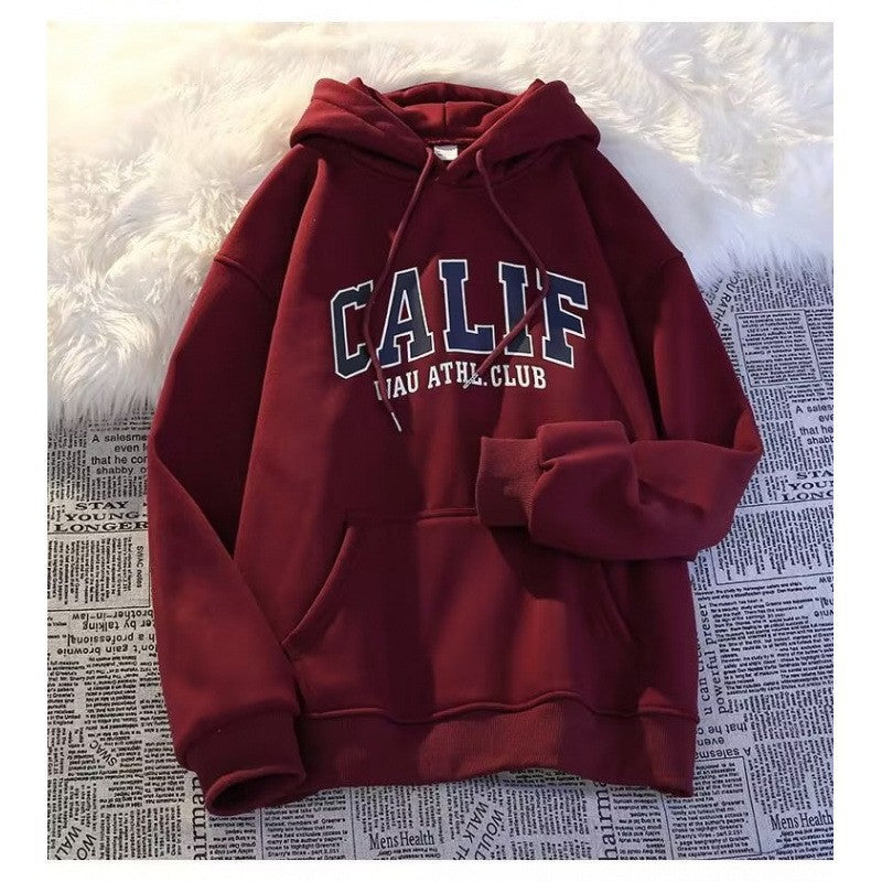 Dame hoodie med iøjnefaldende Uni logo og blød inderside Skovae