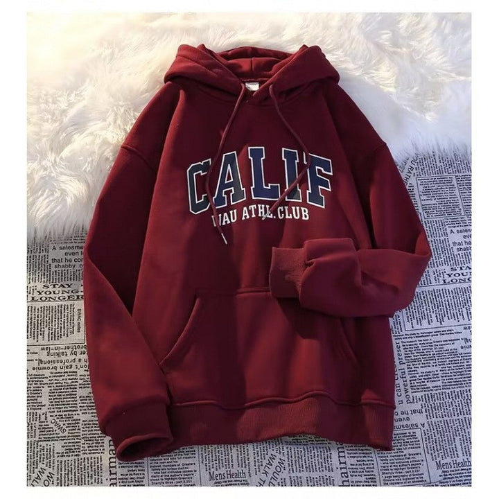 Dame hoodie med iøjnefaldende Uni logo og blød inderside Skovae