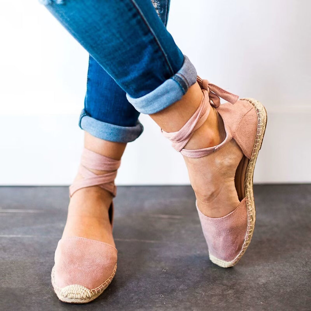 Dame Elegante og afslappede Espadrilles med bindbare remme Stilla