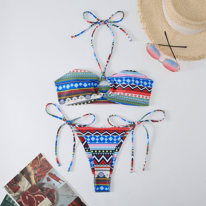 Femme Bandeau Bikini Sæt Stilla