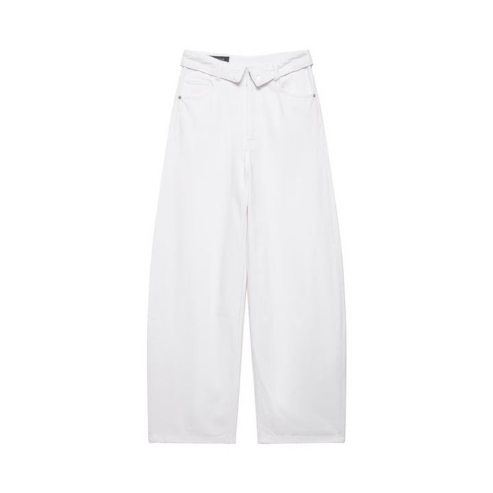 Dame Destroyed Jeans i afslappet Baggy-stil Skovae