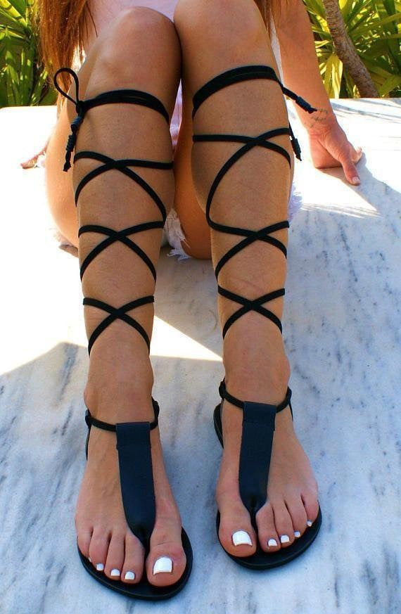 Dame Gladiator Sandaler Stilla