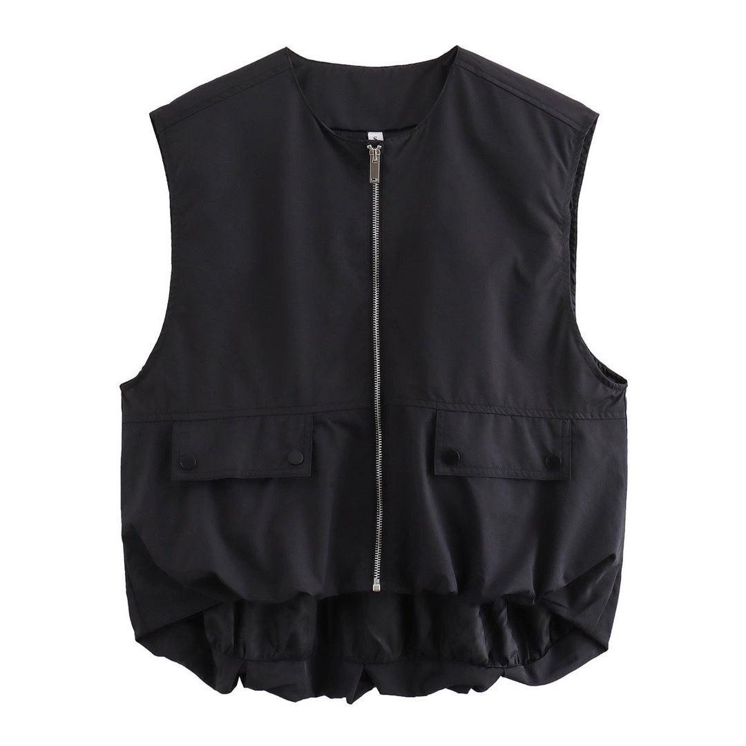 Femme Utility Vest med lynlås og lommedetalje Stilla