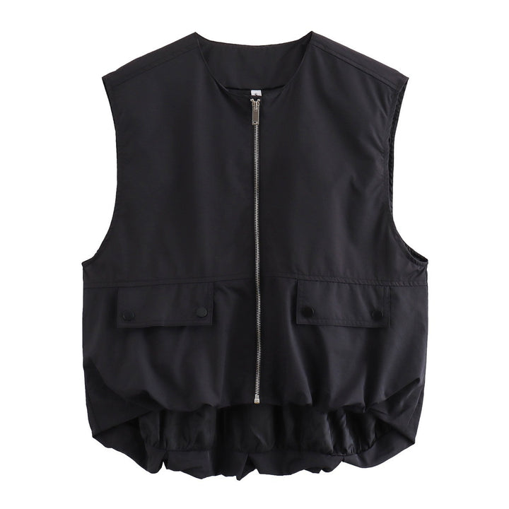 Femme Utility Vest med lynlås og lommedetalje Stilla