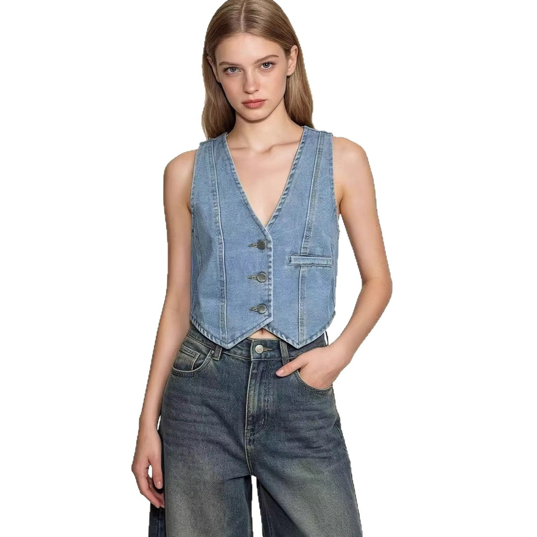 Dame Jeansoplevelse Vest Skovae