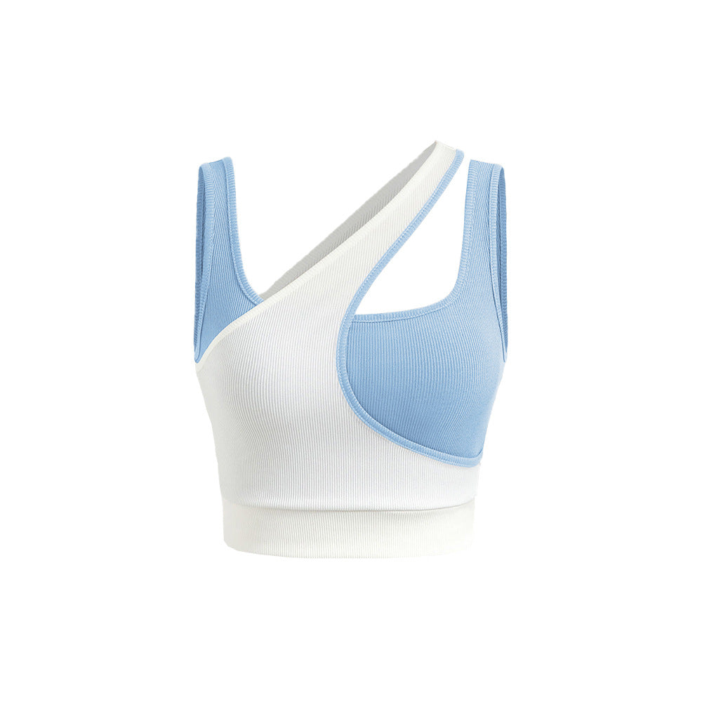 Kvinders sportsbustier med asymmetrisk design og justerbare stropper Stilla