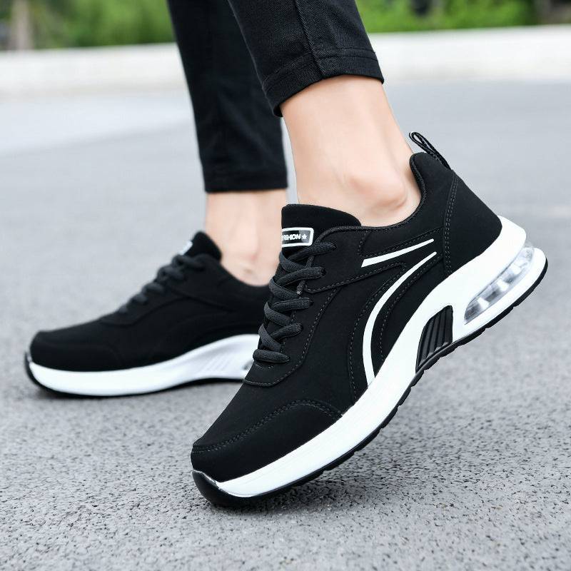 Herren nan luftdæmpet City-Sneaker med ergonomisk EVA-mellemsål og polstret ankelskaft Skovae
