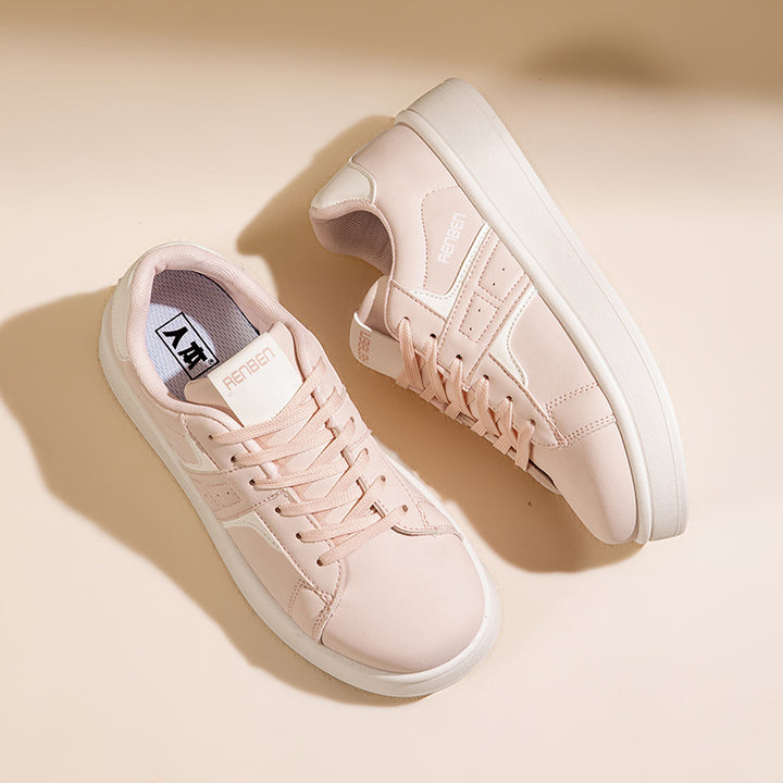Dame Platform Sneakers med sportslig silhuet og åndbart overmateriale Stilla