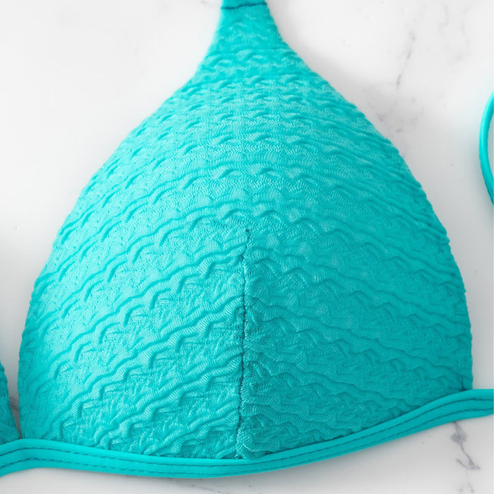 Dame Bikini-top med elegant struktureret design og justerbare stropper Stilla