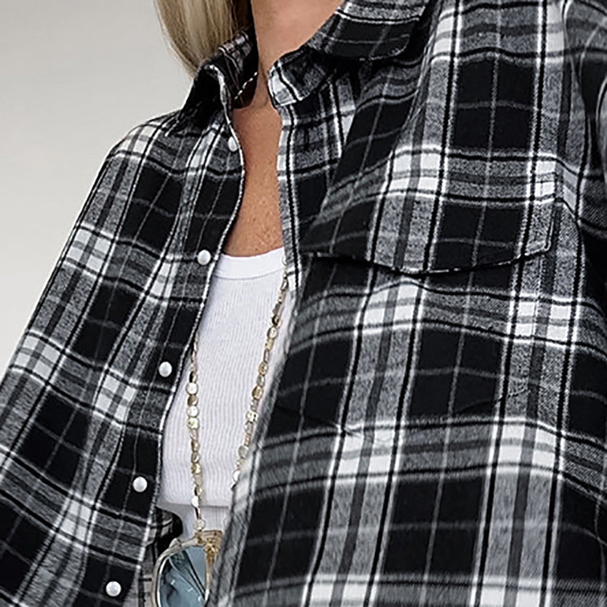 Dame ternede Overshirt-jakke Stilla