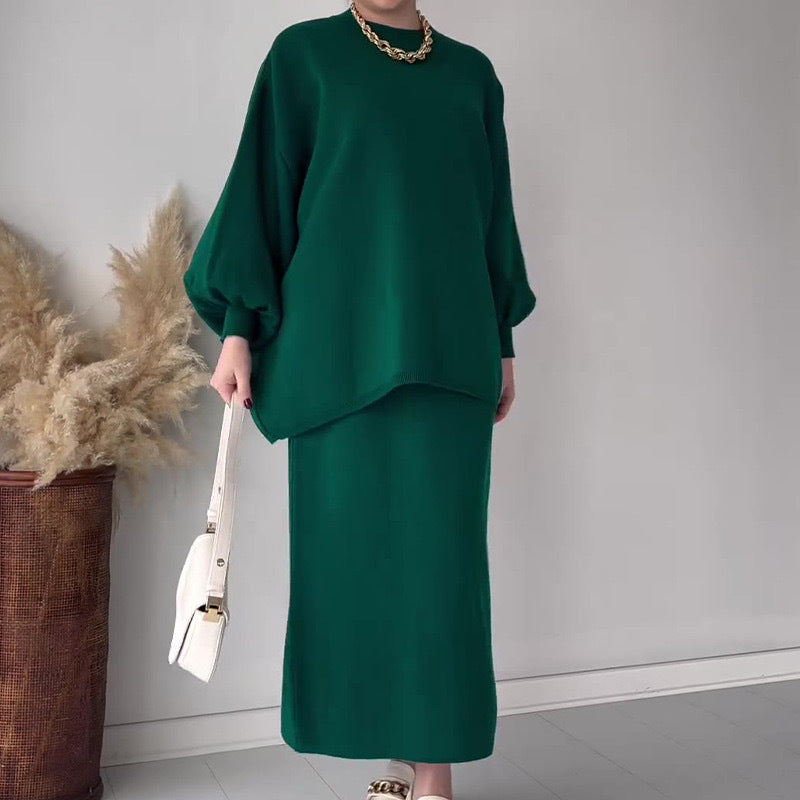 Kvinders afslappede maxi kjole med oversized snit og elegante detaljer Stilla