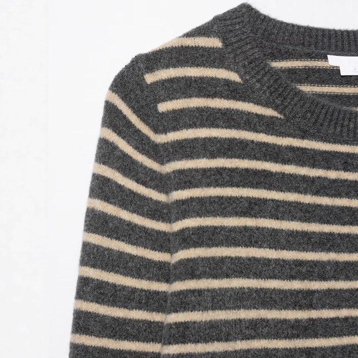 Kvinder stribet cashmere cardigan Stilla