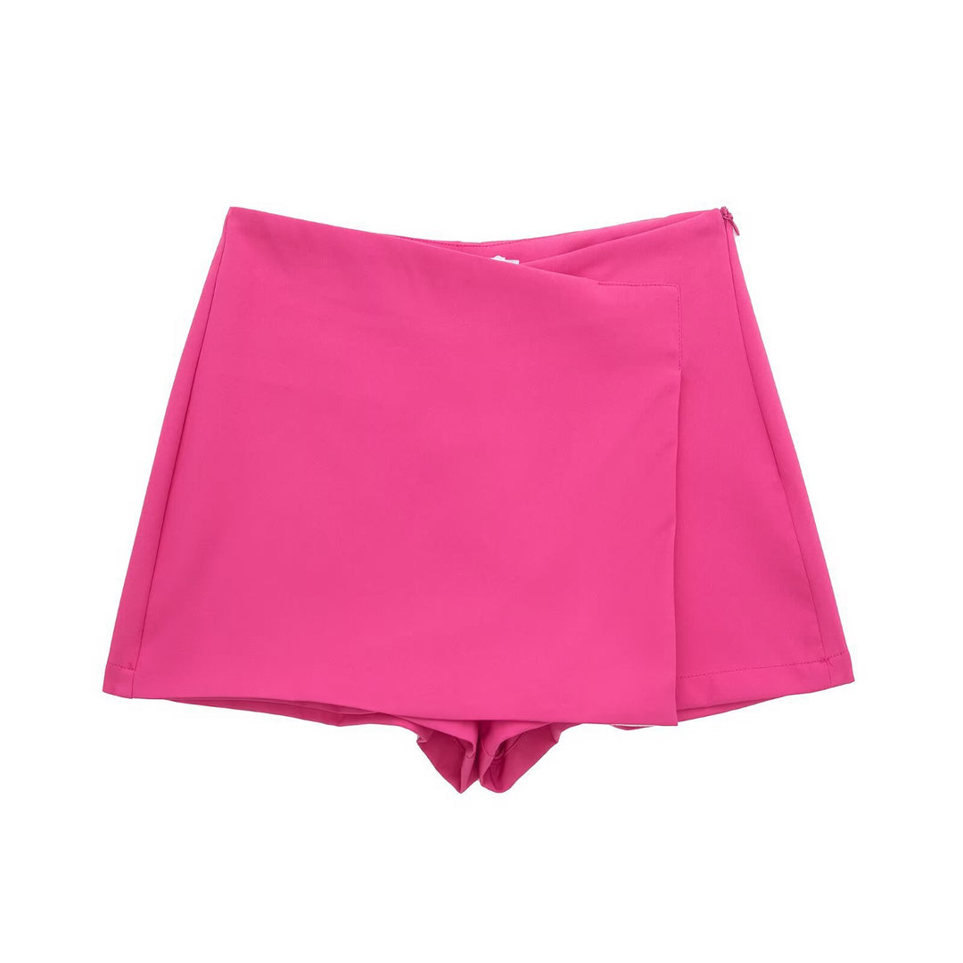 Dame sportlige shorts med elegant lagdesign Skovae