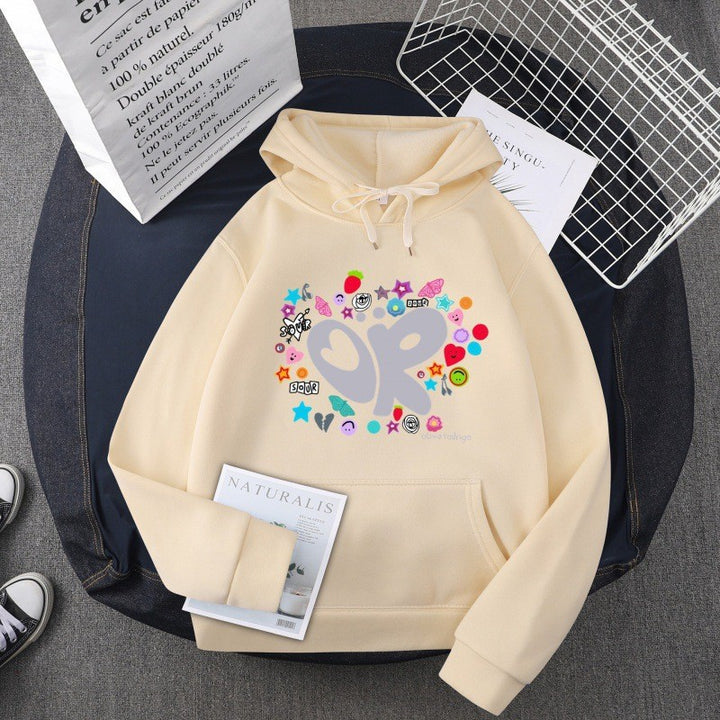 Kvinders hoodie med kreativ grafisk design Skovae