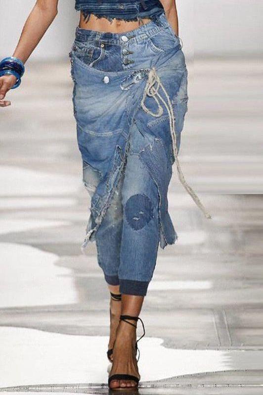 Stilla | Revnet Snøre Threaded Jeans