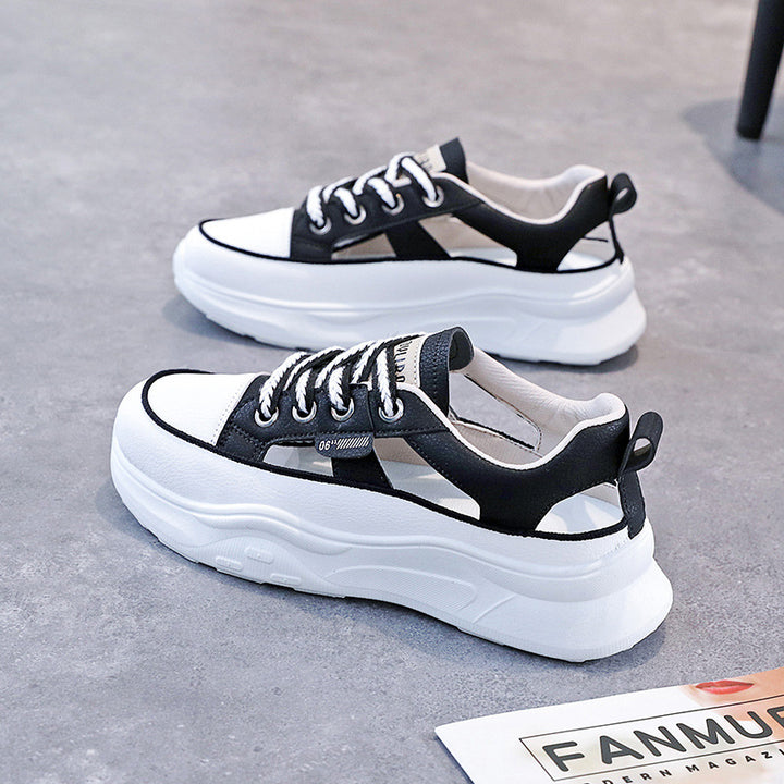 Dame Mode Sneakers med sporty design og dämpende sål Stilla