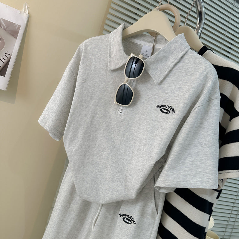 Femme Sporty Halv-Zip Polo Kjole Stilla