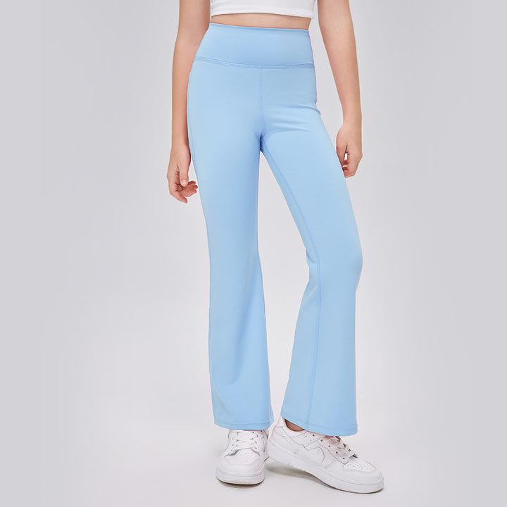 Dame Sporty Flared Leggings med høj talje og åndbart materiale Stilla