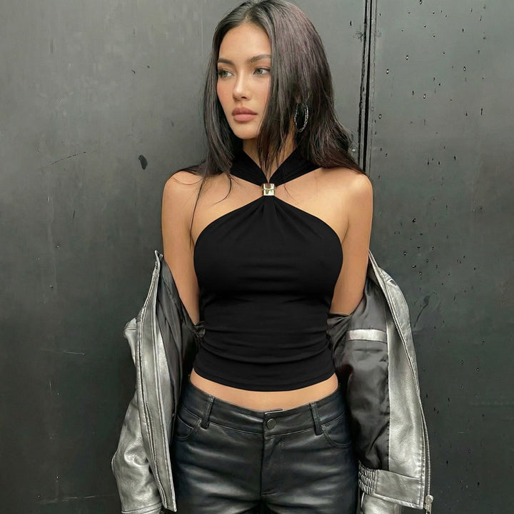 Damen Trägertop mit modischem Halter-Design und schmaler Passform Skovae