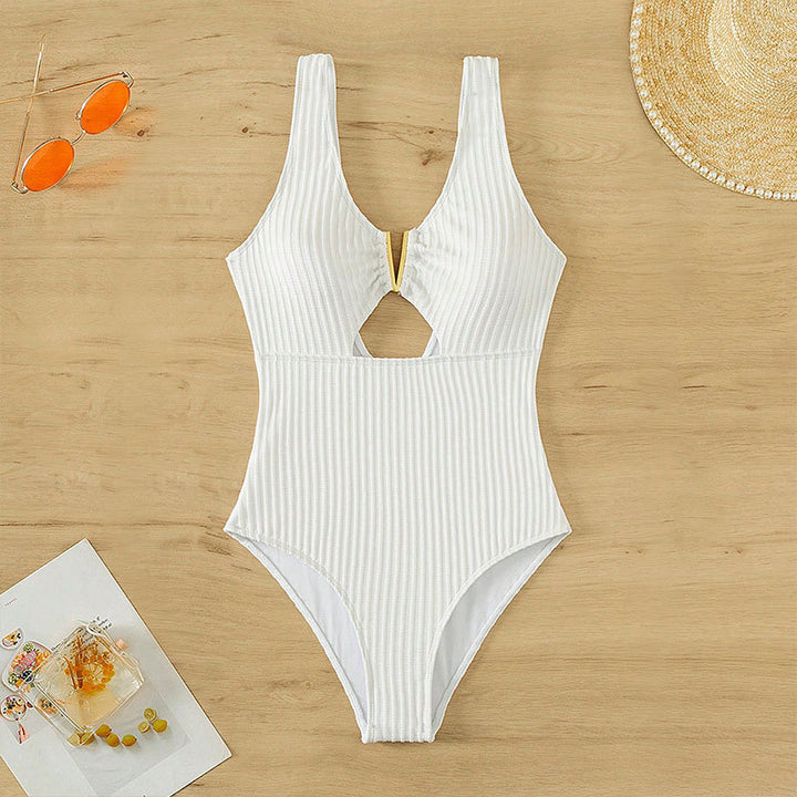Dame Sporty One-Piece med Nøgle-Detail Skovae