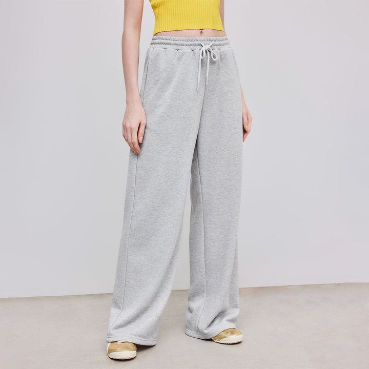 Kvindernes komfortable sweatpants med høj talje og løs pasform Stilla