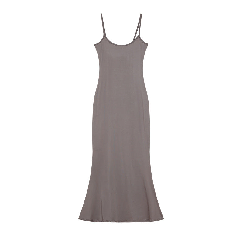 Dame Elegant Slip Maxi Kjole Stilla