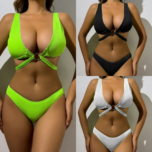 Dame Cut-Out Højtydende Bikini-Sæt Stilla