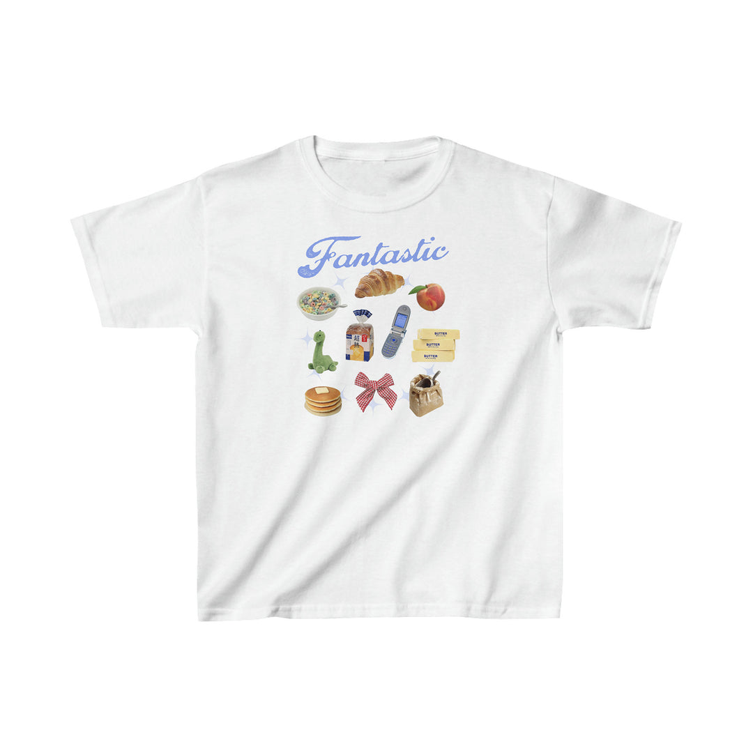Dame T-shirt med dekoreret hjerte-motiv Skovae