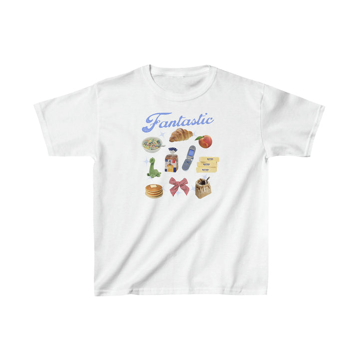 Dame T-shirt med dekoreret hjerte-motiv Skovae