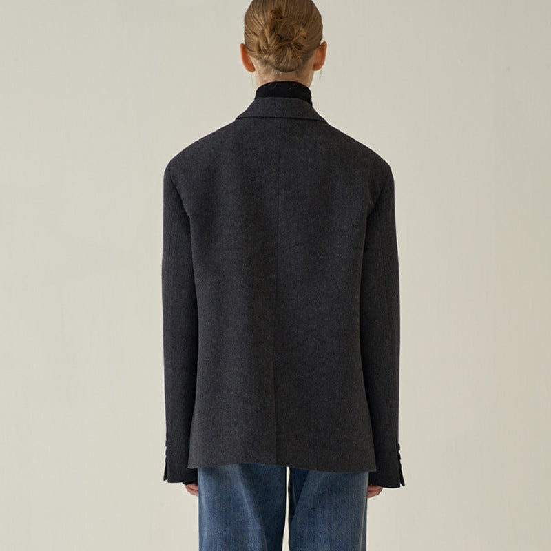 Kvindernes elegante box blazer lavet af kvalitets Stilla stof