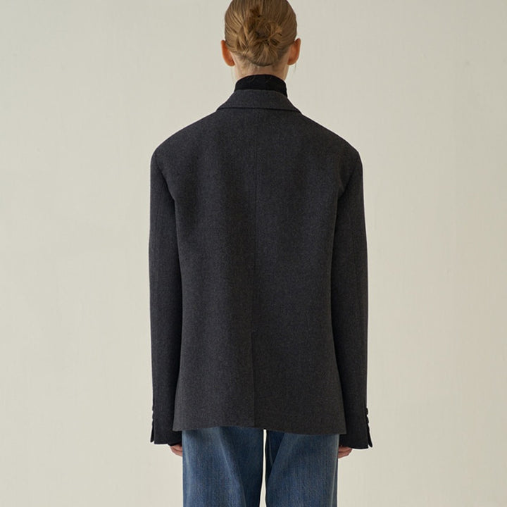 Kvindernes elegante box blazer lavet af kvalitets Stilla stof