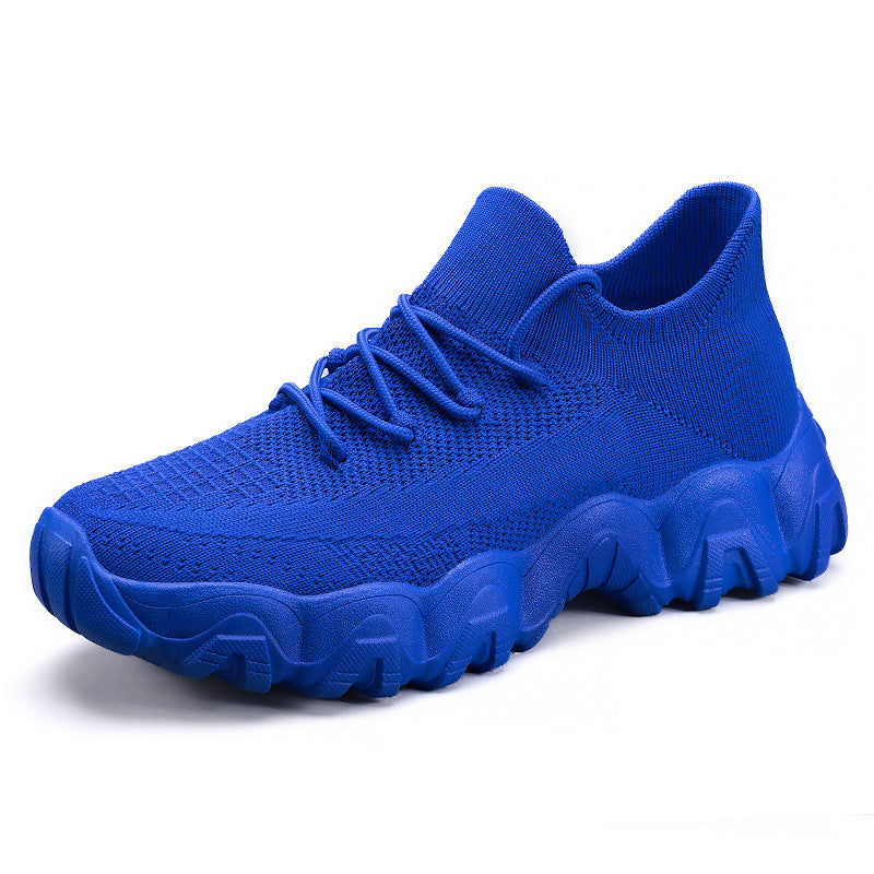 Dame Sporty Sneakers med fleksibelt strikdesign og polstret sål Stilla