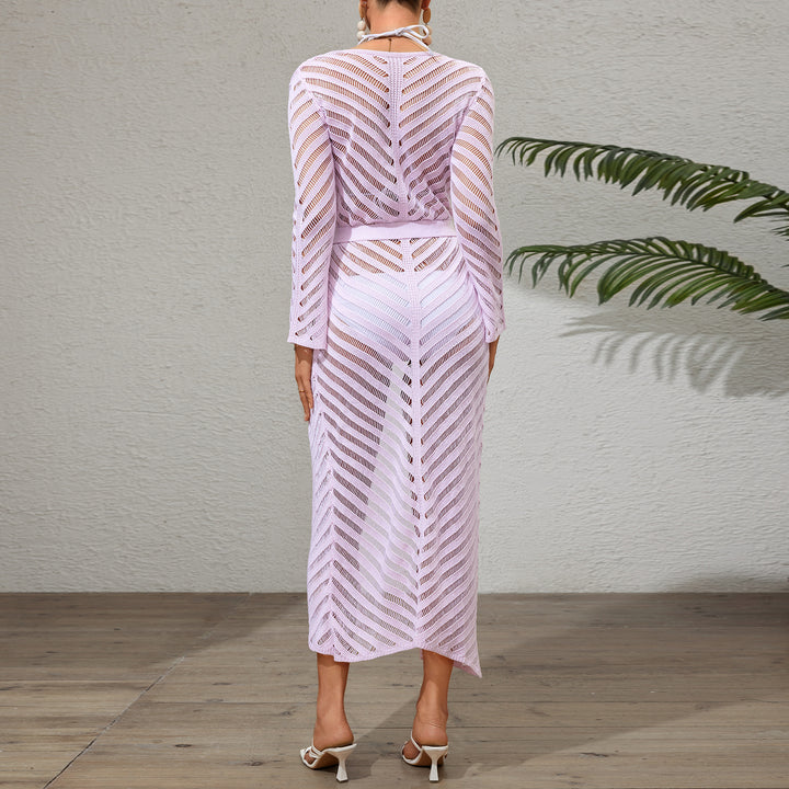 Dame strandkappe med elegante slidsdetaljer Stilla
