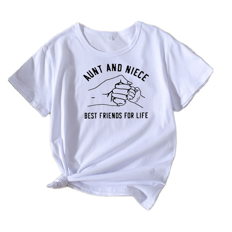 Dame Fritids Forhold Grafik T-shirt Stilla