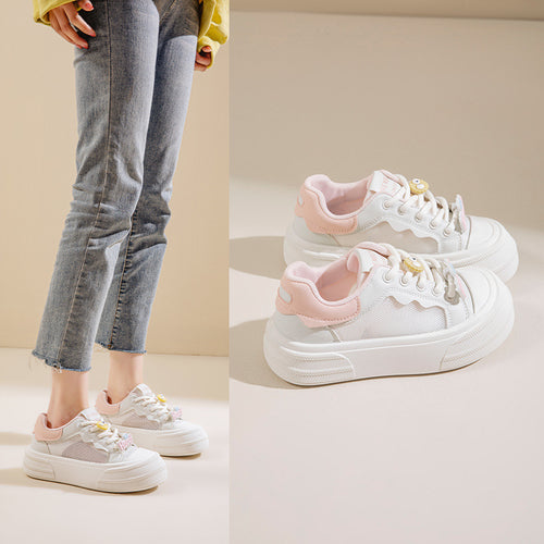 Dame Chunky Sneakers med legende design og åndbar mesh-overflade Stilla