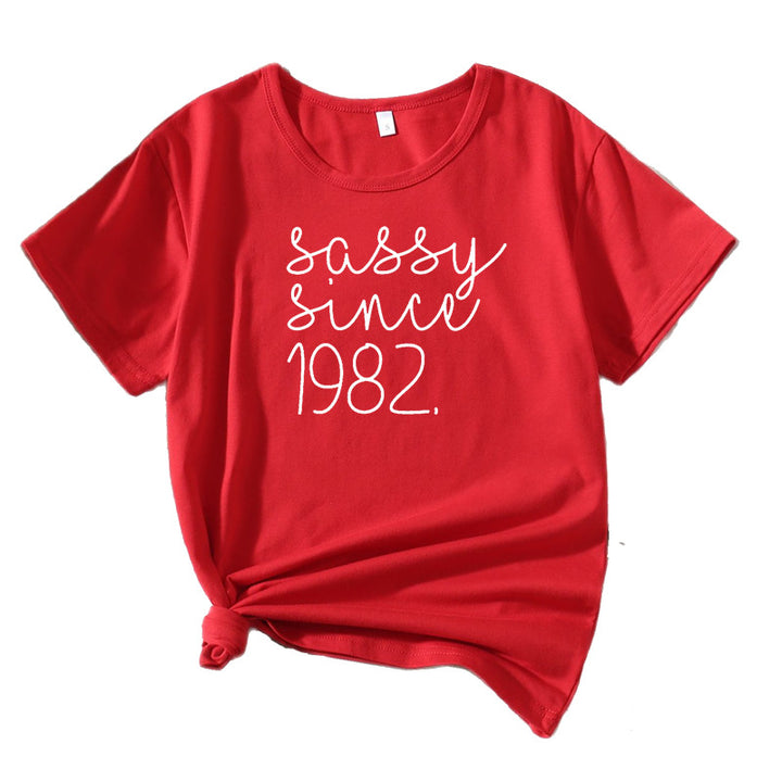 Dame Sassy Statement Grafik T-Shirt Stilla