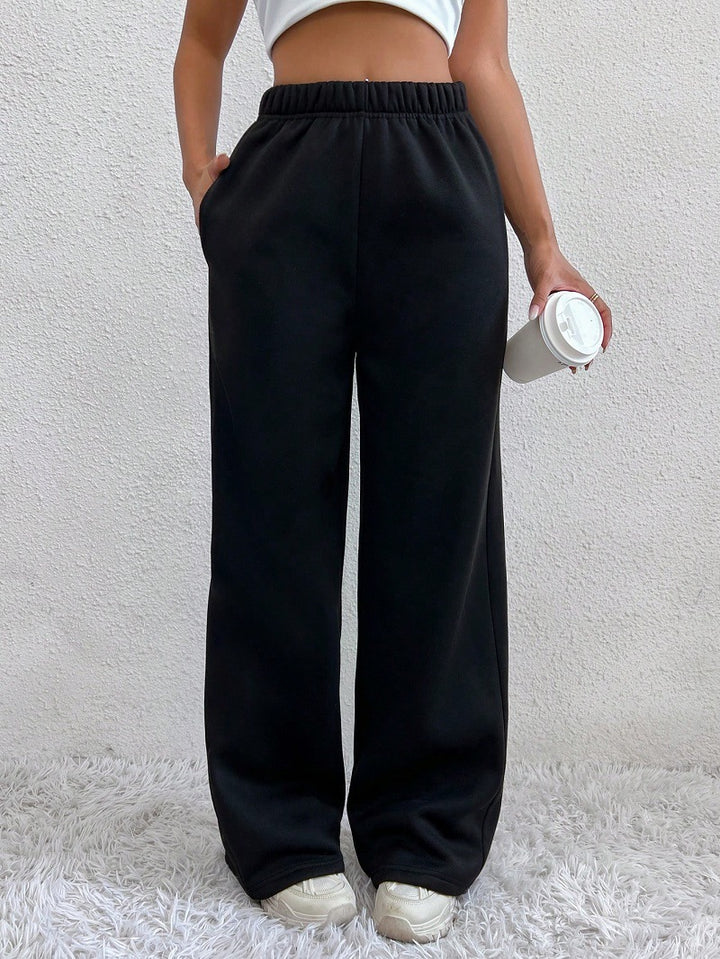 Dame Behagelige High-Waist Fritidsshorts med bred pasform Stilla