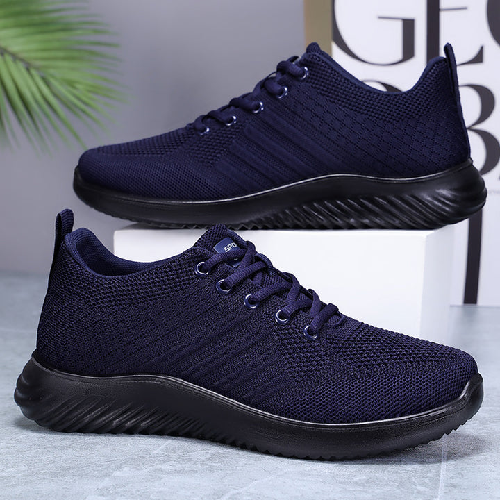 Herrer Åndbare Sport Sneakers med fleksibel Mesh-Overdel og støddæmpende sål Stilla